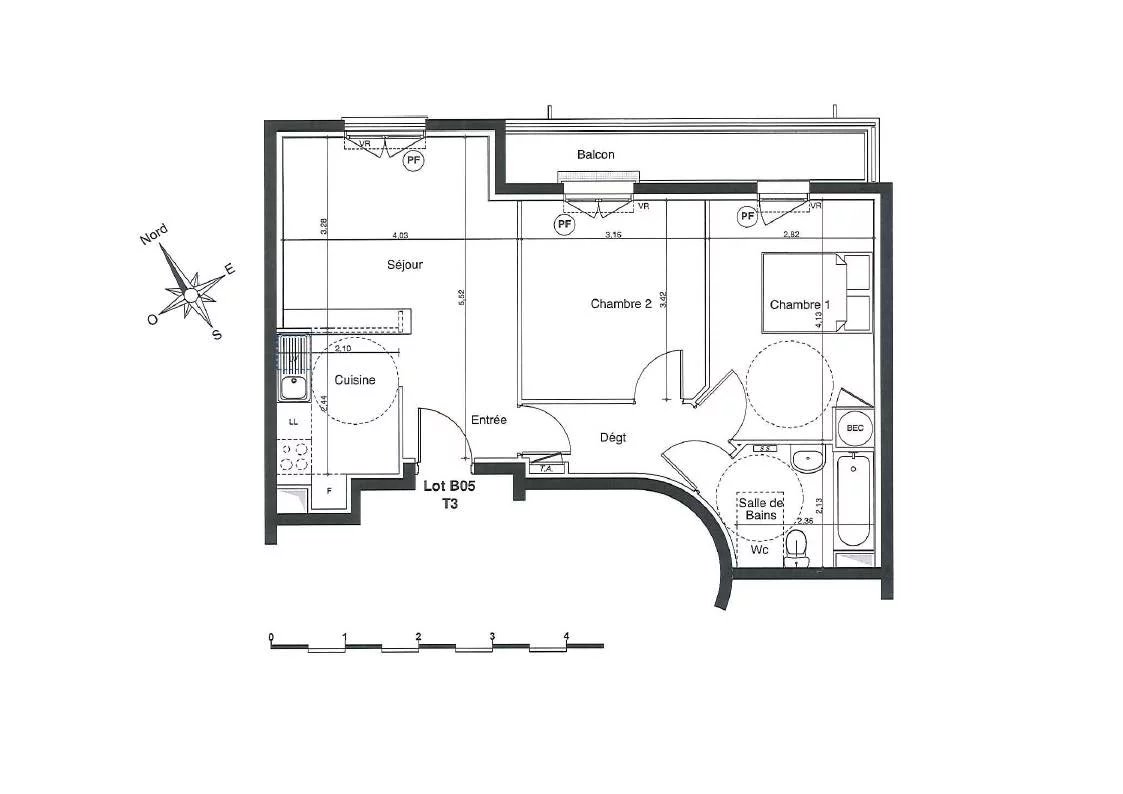 Appartement Villemomble 55.3 m² 3 pièces Appartement Villemomble 55.3 m² 85791342 10