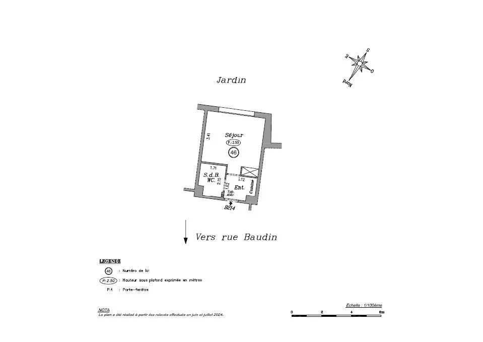 Appartement Levallois-Perret 21.1 m² 1 pièce Appartement Levallois-Perret 21.1 m² 86747593 4