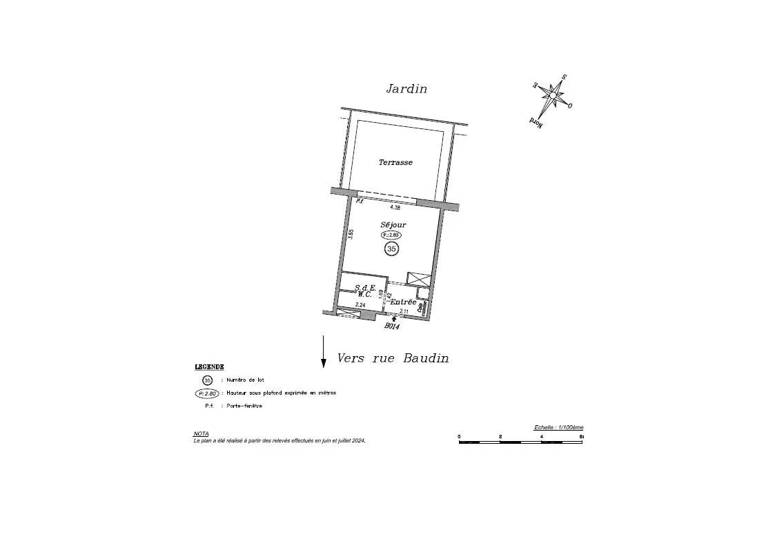 Appartement Levallois-Perret 22.7 m² 1 pièce Appartement Levallois-Perret 22.7 m² 86749212 4