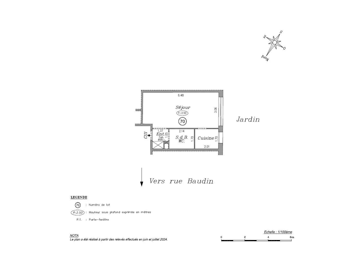 Appartement Levallois-Perret 28.6 m² 1 pièce Appartement Levallois-Perret 28.6 m² 86635798 8