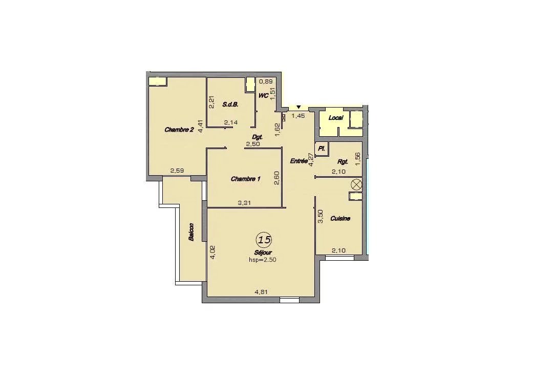 Appartement Nogent-sur-Marne 64.84 m² 3 pièces Appartement Nogent-sur-Marne 64.84 m² 83344109 14