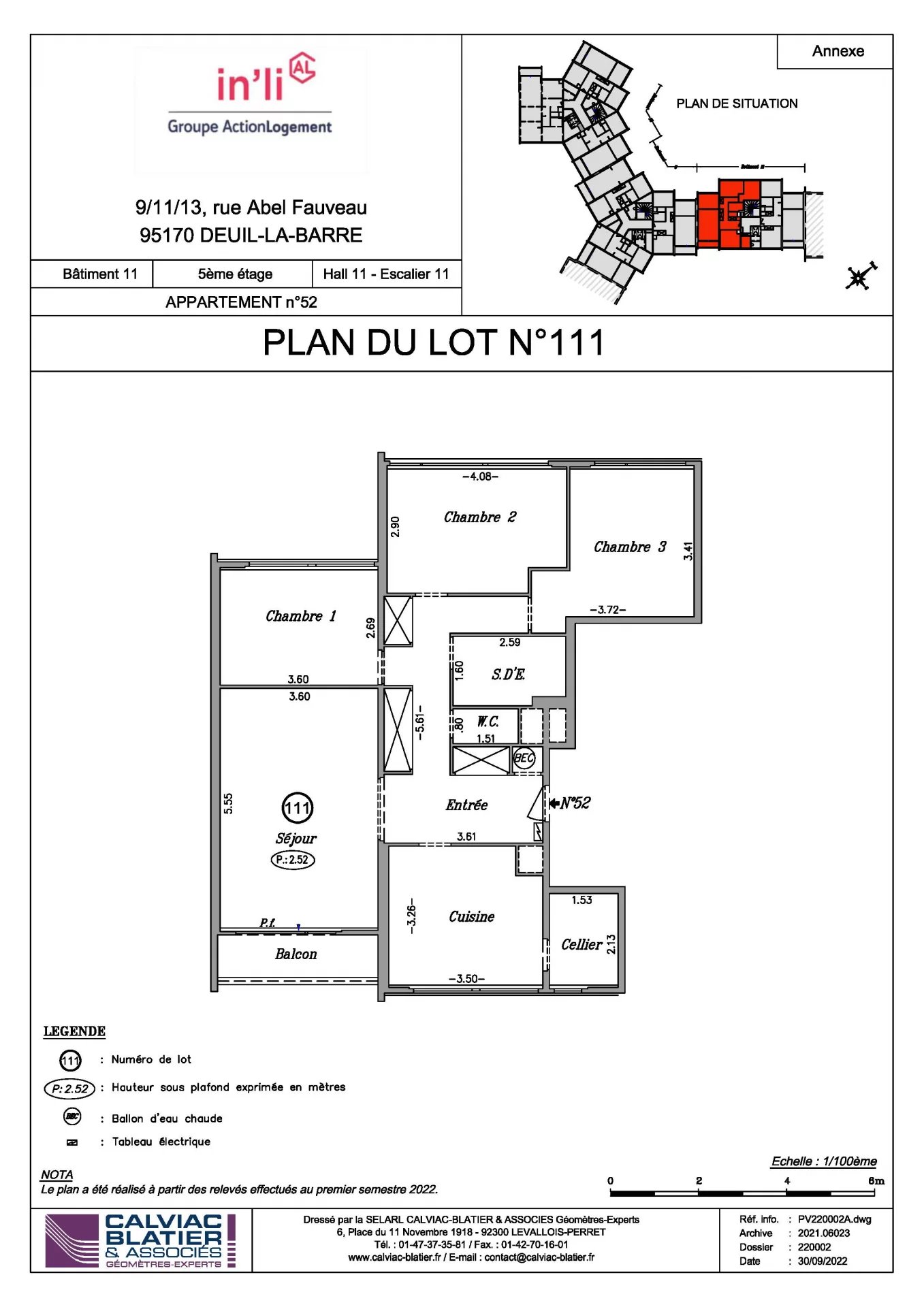 Appartement Deuil-la-Barre 45.4 m² 2 pièces Appartement Deuil-la-Barre 45.4 m² 7547649 9