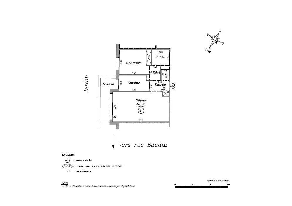 Appartement Levallois-Perret 47.2 m² 2 pièces Appartement Levallois-Perret 47.2 m² 86749215 4