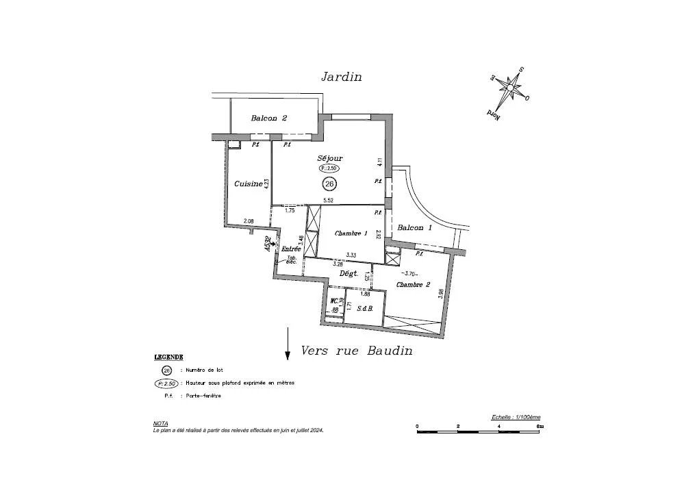 Appartement Levallois-Perret 64.5 m² 3 pièces Appartement Levallois-Perret 64.5 m² 86749218 4