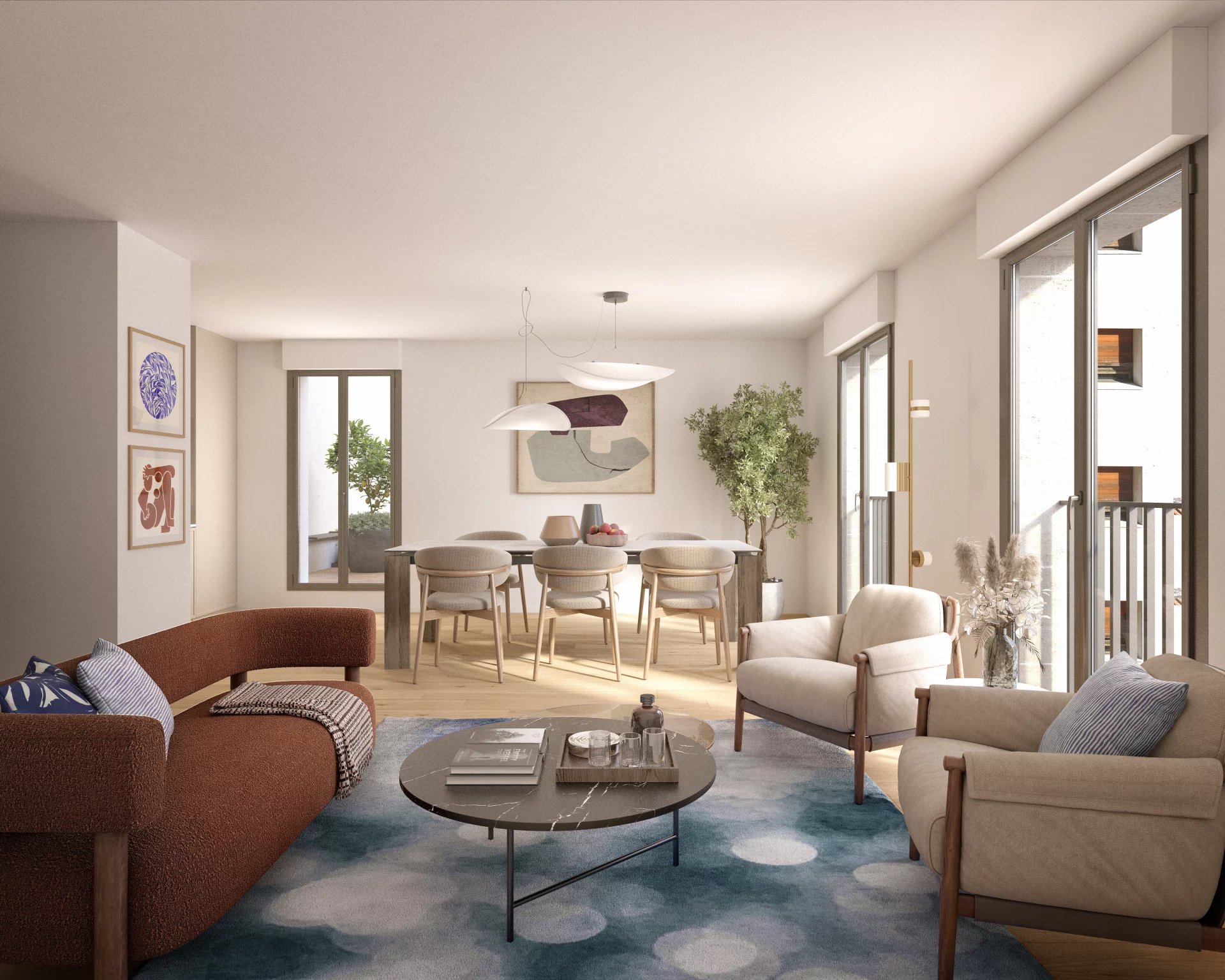 Appartement Paris 20ème 99.46 m² Ref 86640987 1