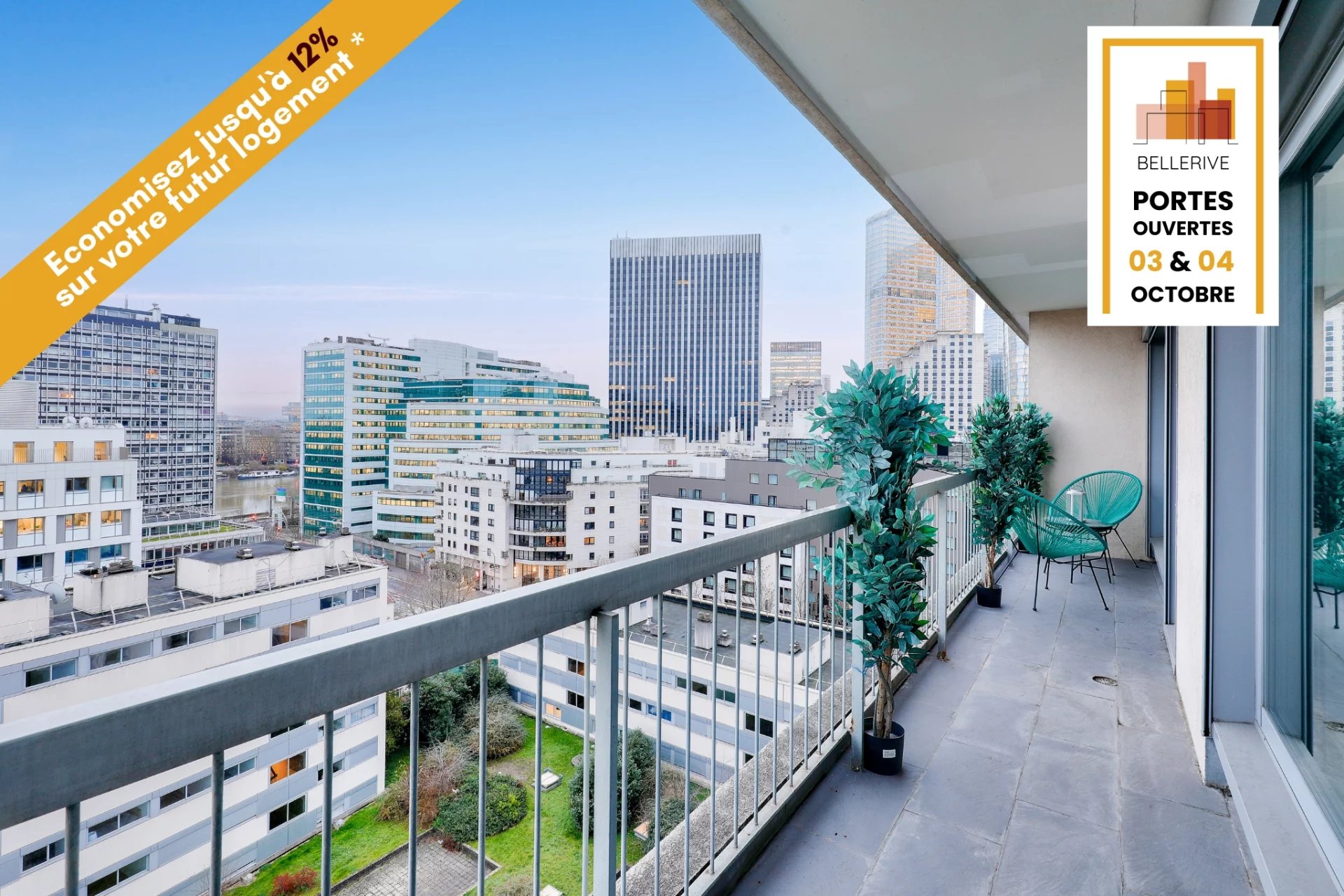 Appartement Courbevoie 70 m² Ref 86339550 1