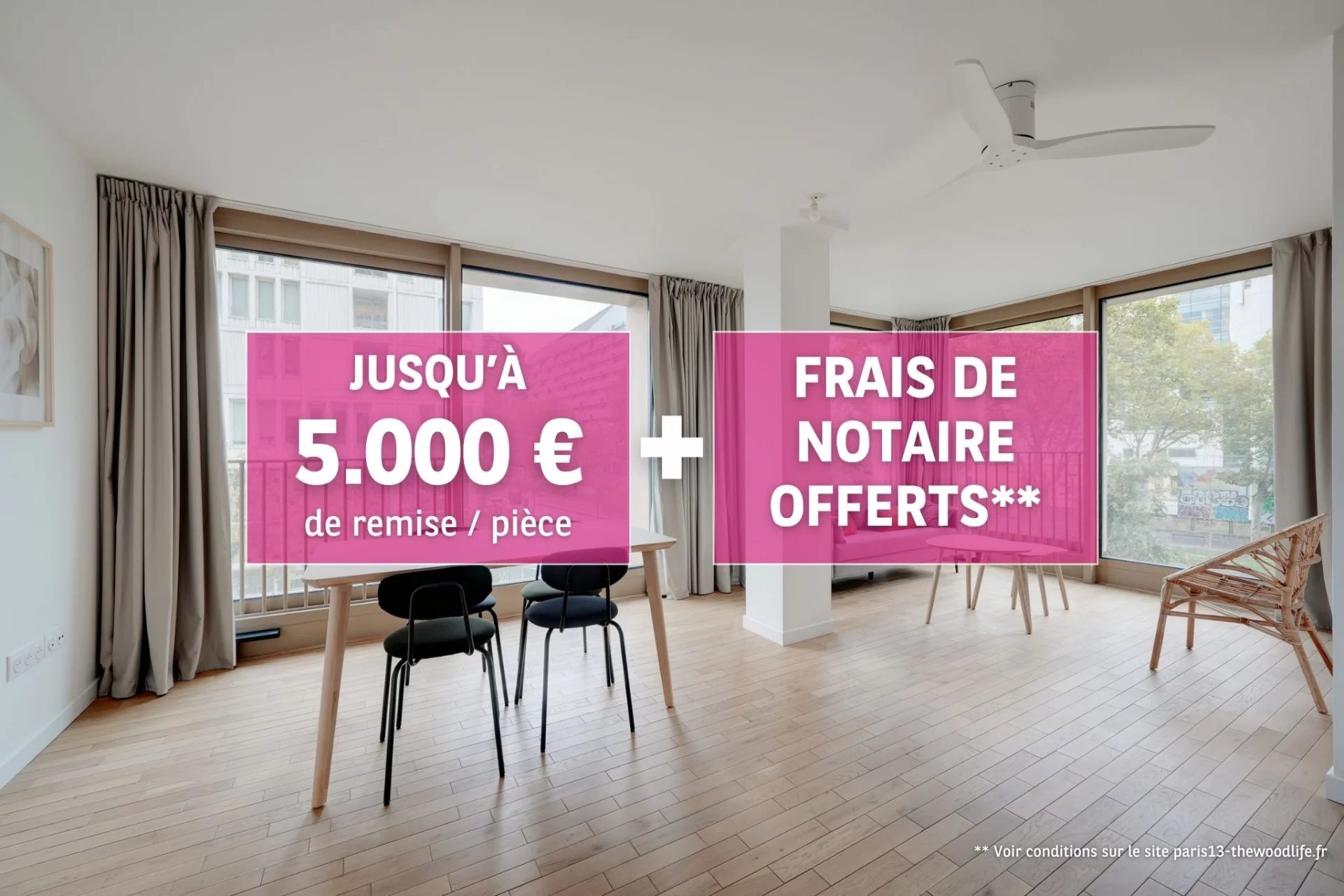 Appartement Paris 13ème 65.4 m² Ref 86872179 1