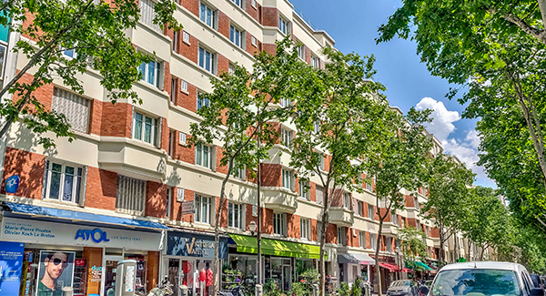 Immeuble Jean-Jaurès - façade