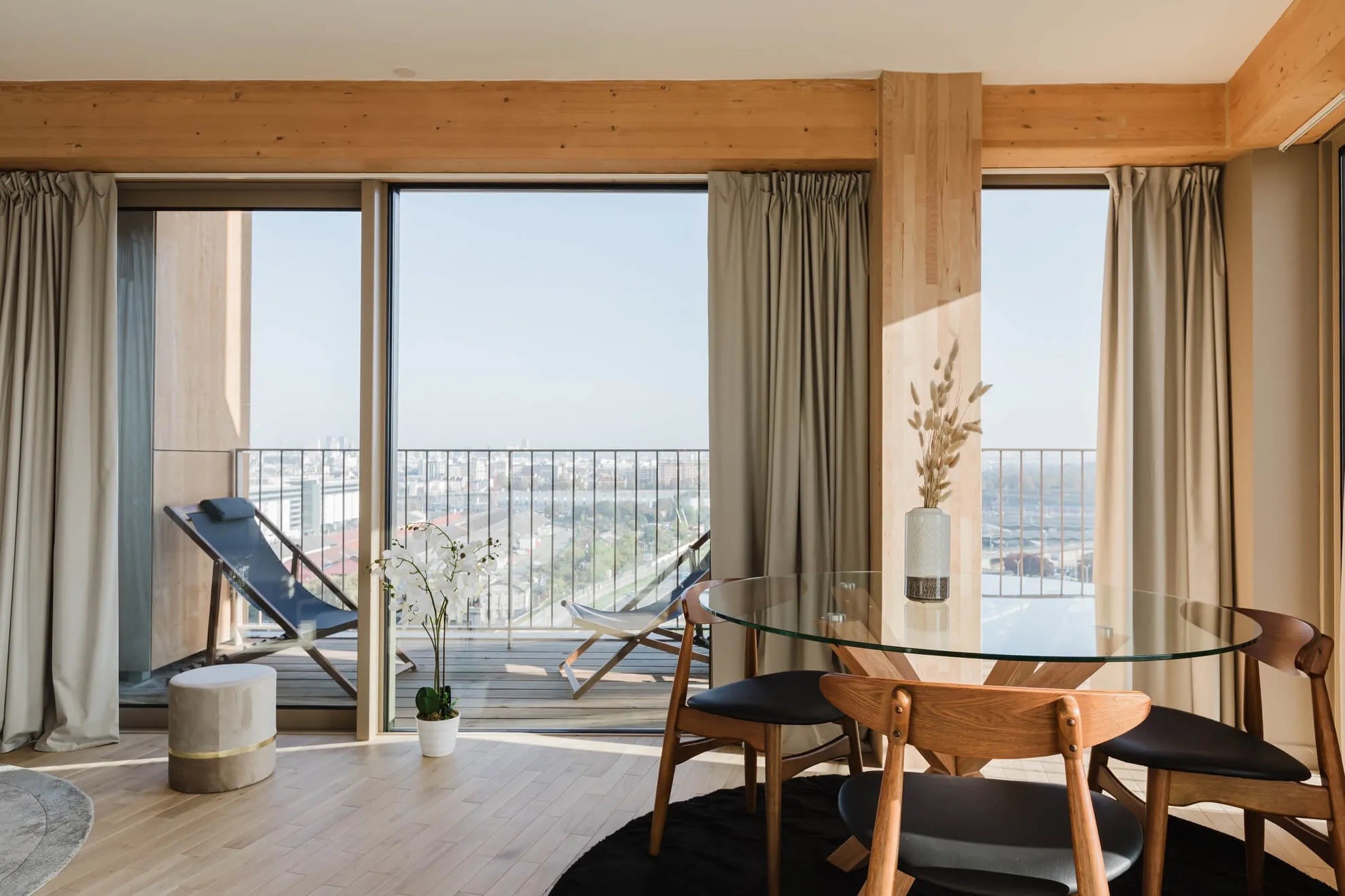 Immeuble the Wood Life - appartement vue