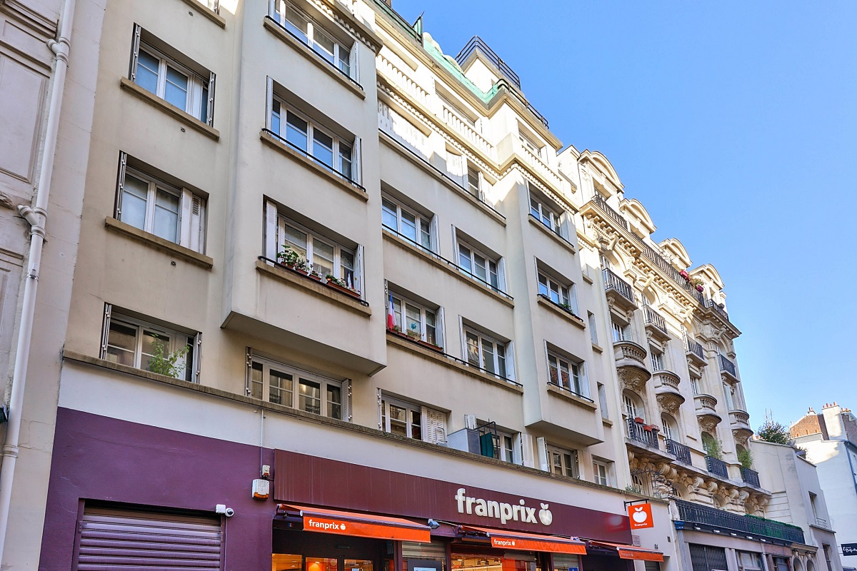 Immeuble Condamine, vue rue 