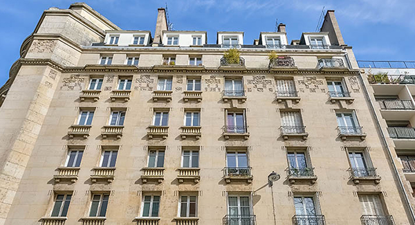 Immeuble Dantzig Morillons, façade