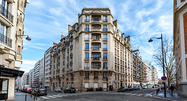 Immeuble Dantzig Morillons, vue rue