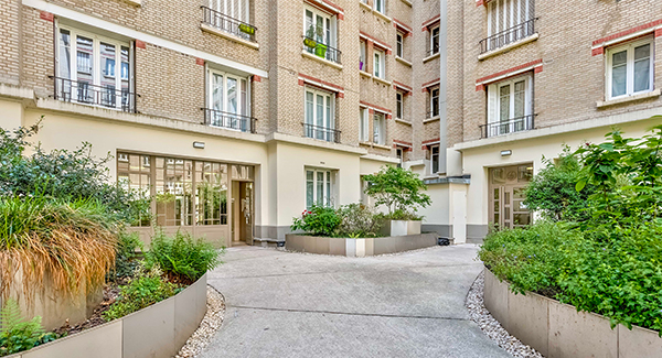 Immeuble Jean-Jaurès, espaces commun