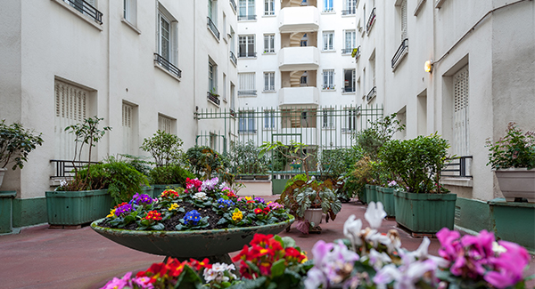 Immeuble Saint Saëns / Desaix, espace commun 