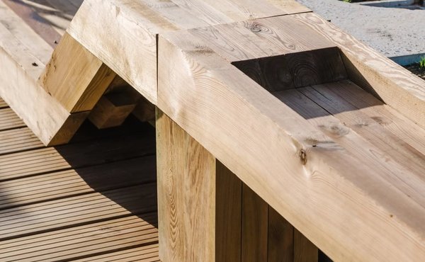 Immeuble The Wood Life, matériaux en bois