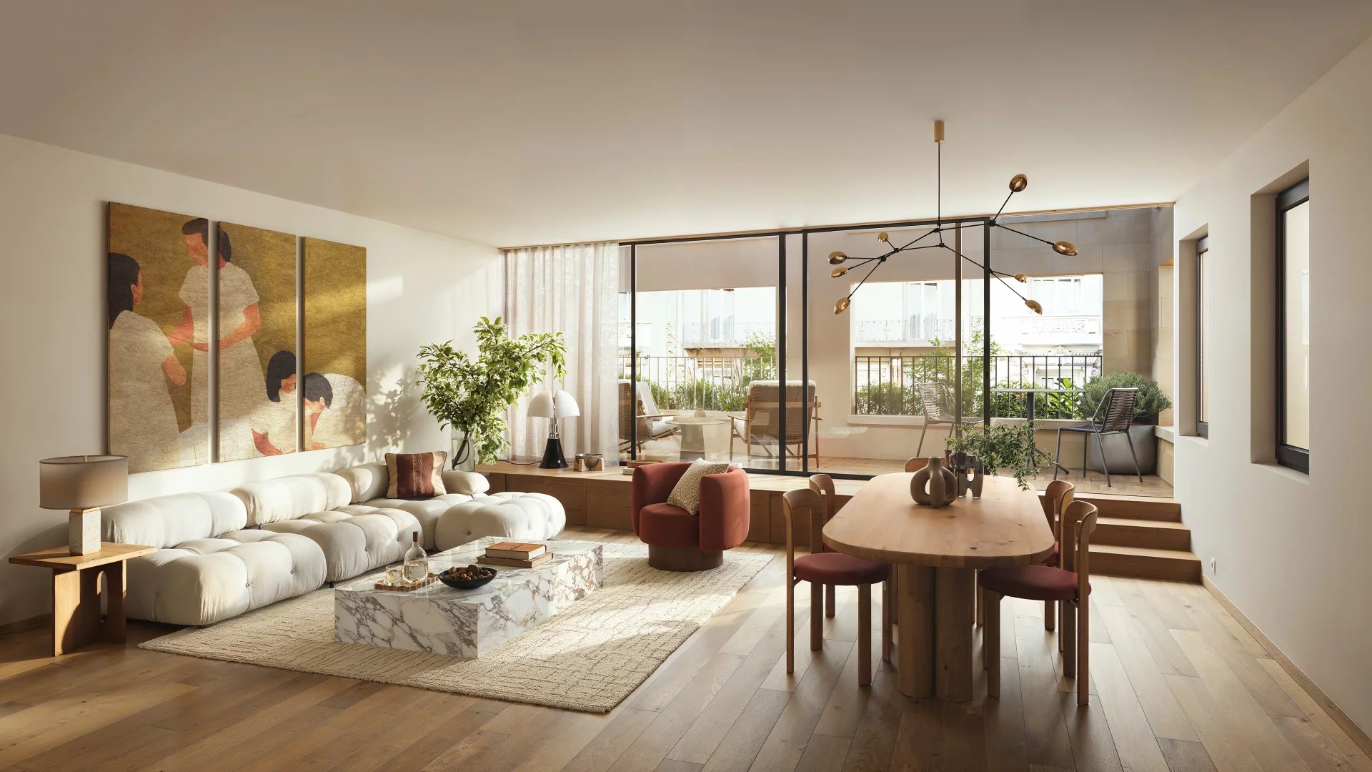 Appartement Paris 20ème 107.00 m² 5 pièces Appartement Paris 20ème 107.00 m² 86517383 3