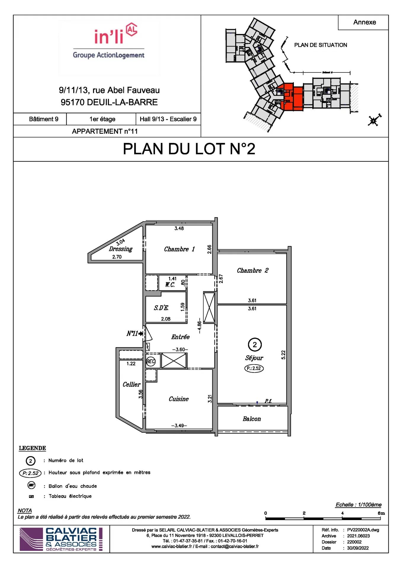Appartement Deuil-la-Barre 70.20 m² 3 pièces Appartement Deuil-la-Barre 70.20 m² 7547635 11