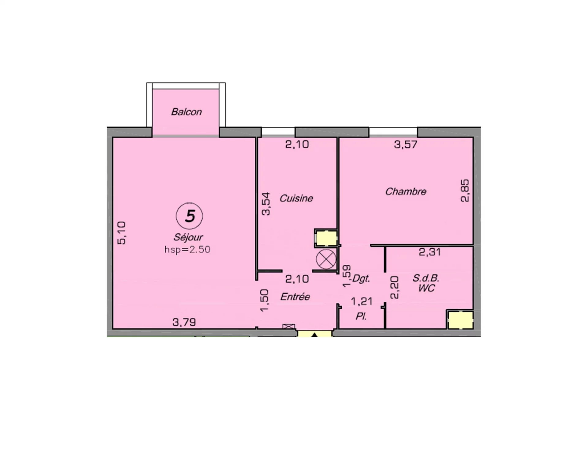 Appartement Nogent-sur-Marne 47.10 m² 2 pièces Appartement Nogent-sur-Marne 47.10 m² 86343110 8