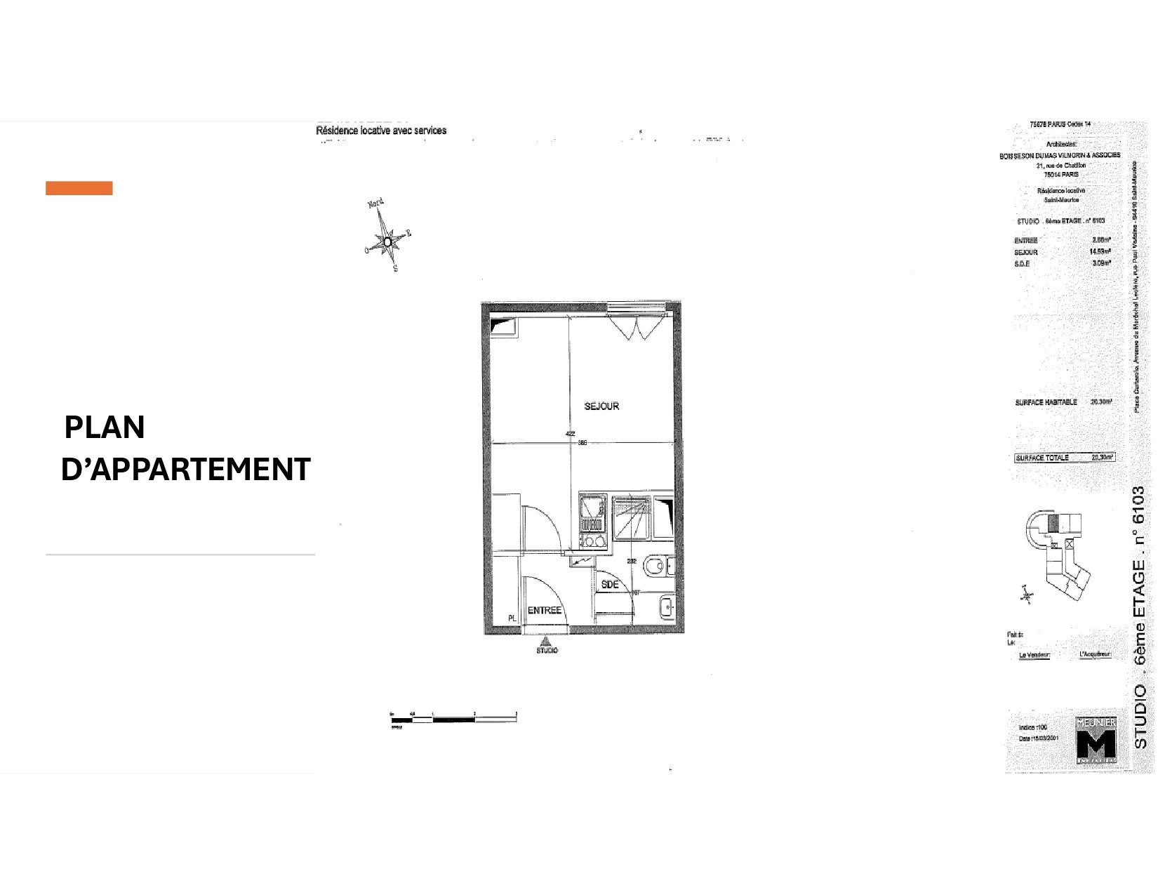 Appartement Saint-Maurice 20.30 m² Appartement Saint-Maurice 20.30 m² 86565196 5