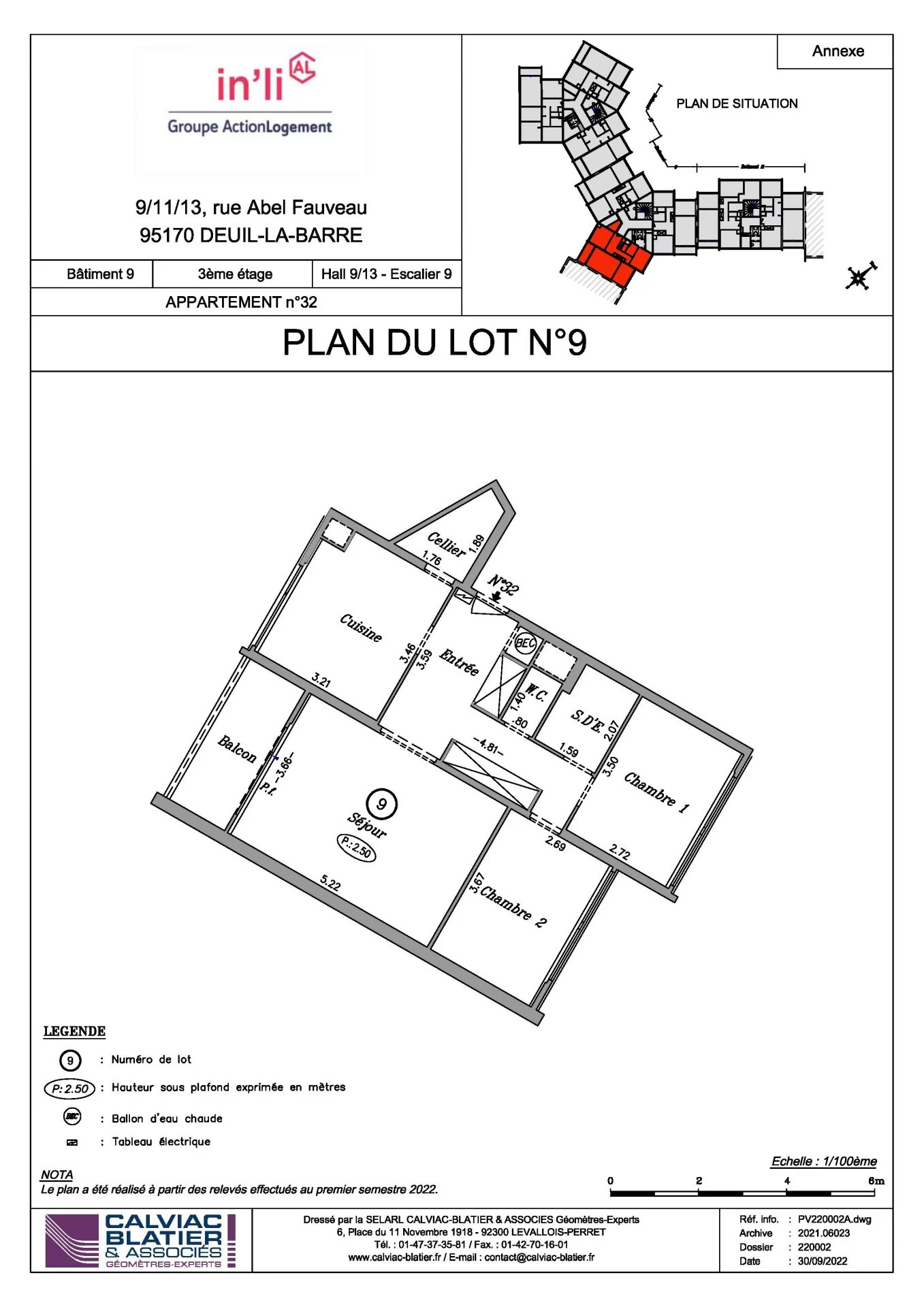 Appartement Deuil-la-Barre 66.40 m² 3 pièces Appartement Deuil-la-Barre 66.40 m² 7547658 11