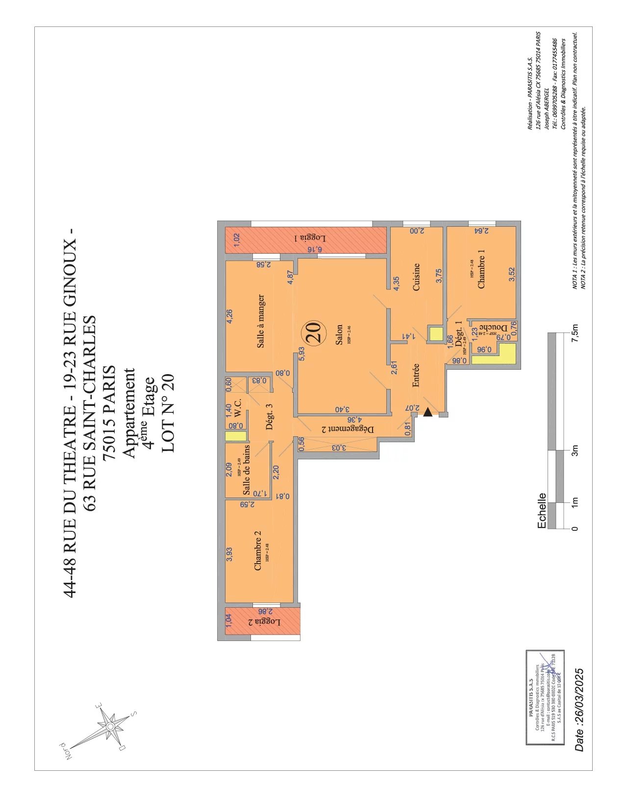 Appartement Paris 15ème 84.42 m² 4 pièces Appartement Paris 15ème 84.42 m² 86372393 8
