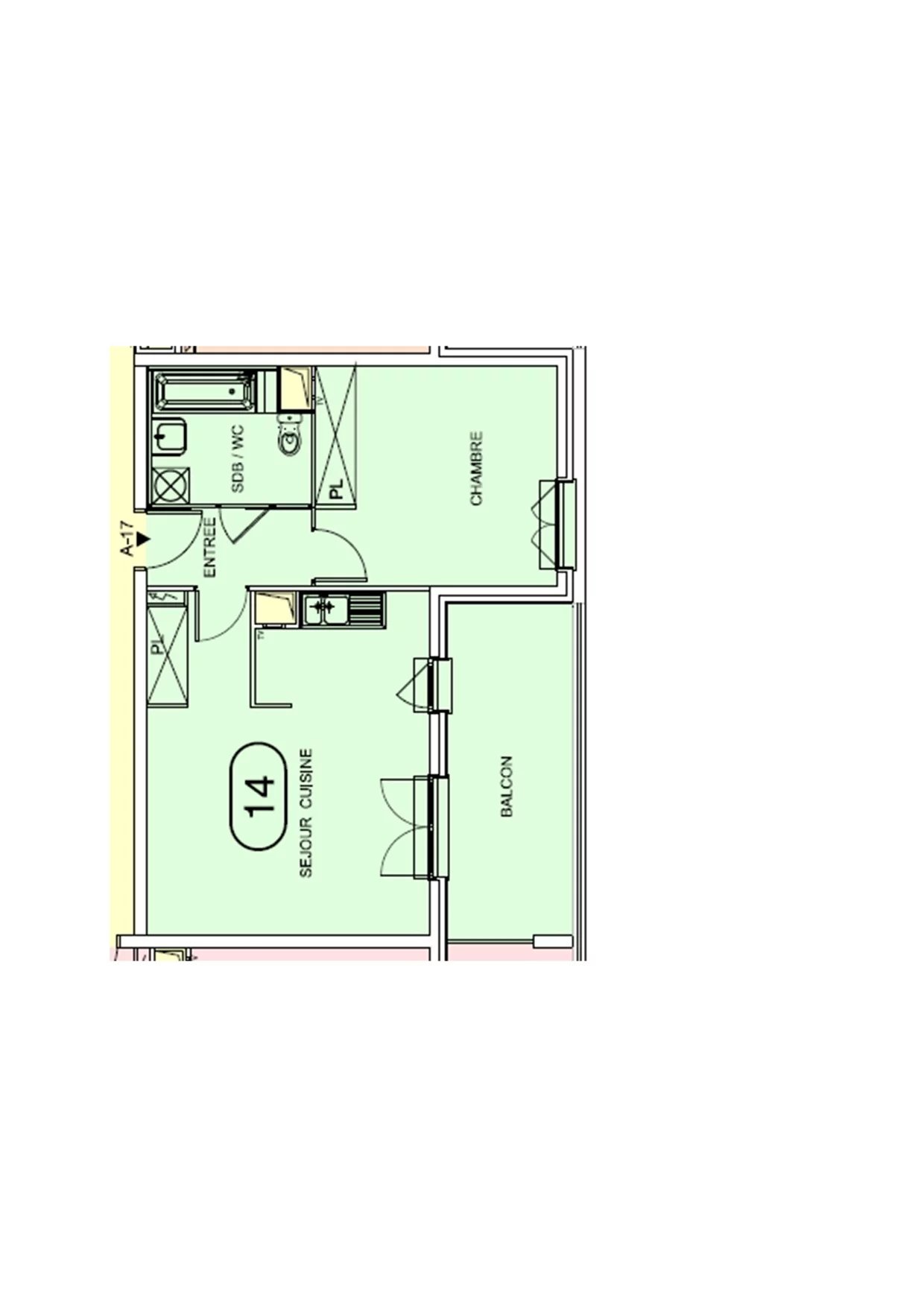 Appartement Guyancourt 48.16 m² 2 pièces Appartement Guyancourt 48.16 m² 85668870 12