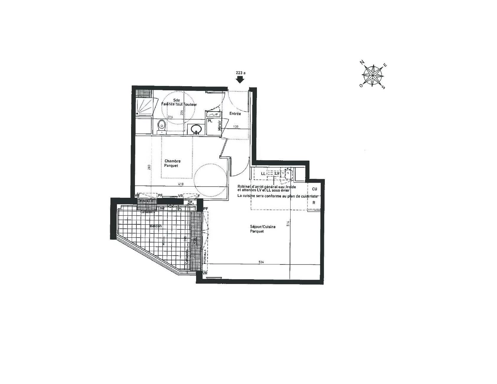 Appartement Franconville 47.49 m² 2 pièces Appartement Franconville 47.49 m² 86592890 8