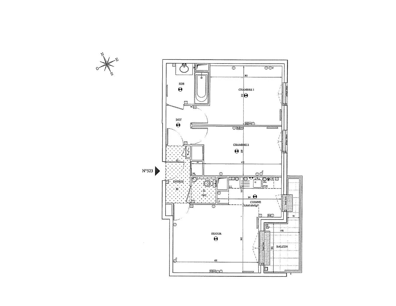 Appartement Montmorency 58.92 m² 3 pièces Appartement Montmorency 58.92 m² 86620824 9