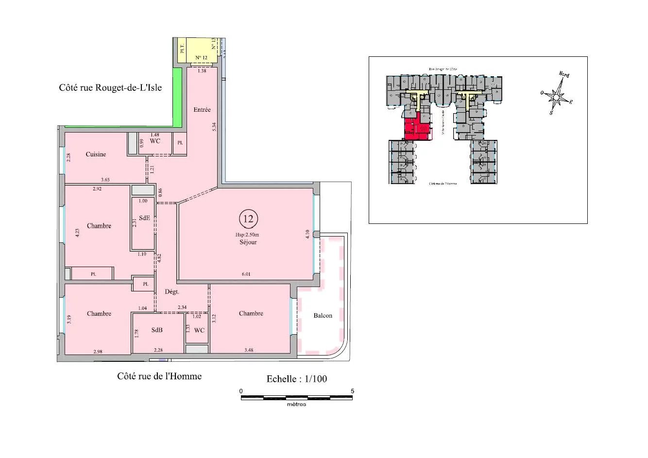Appartement Courbevoie 93.85 m² 4 pièces Appartement Courbevoie 93.85 m² 86816267 11