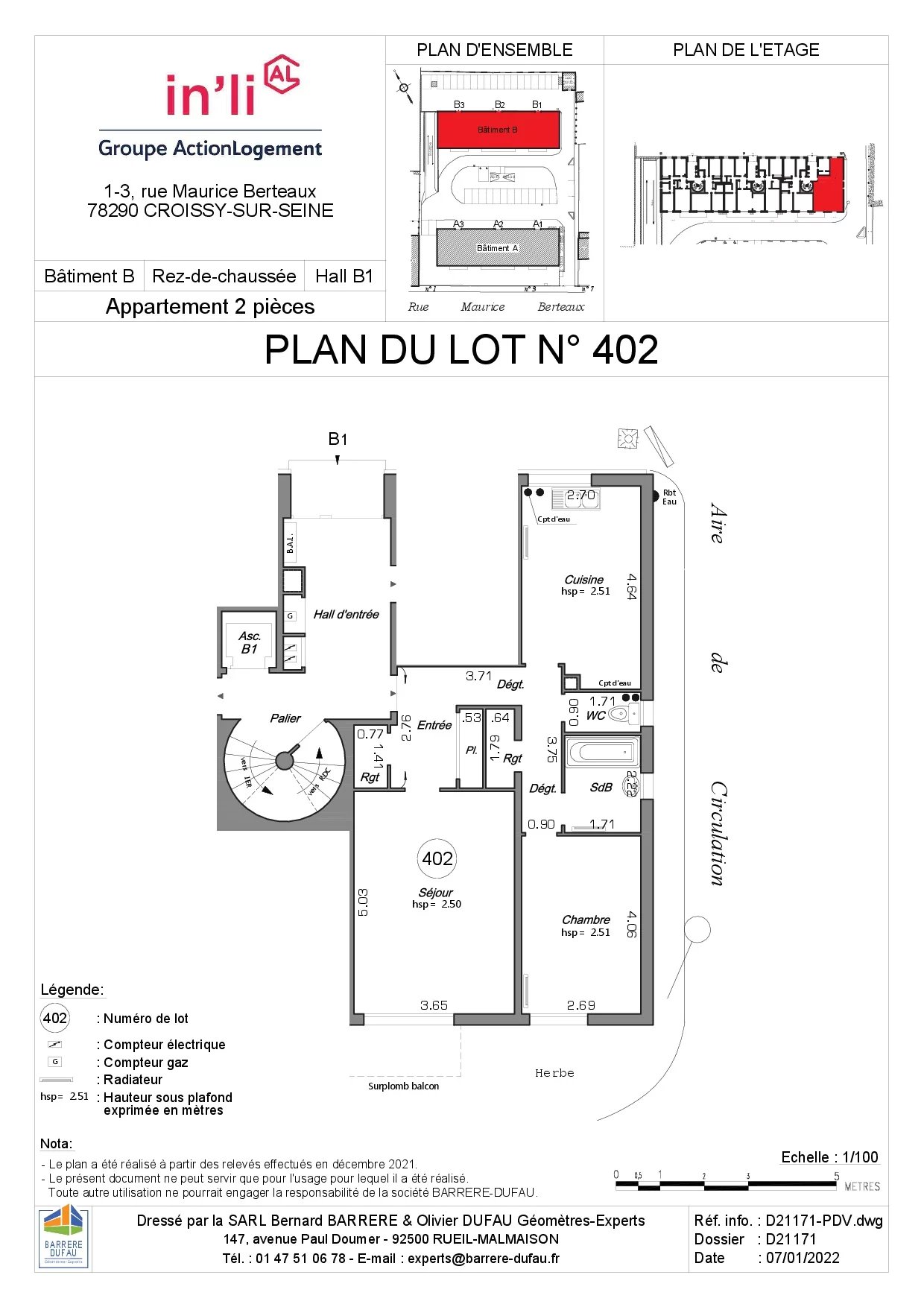 Appartement Croissy-sur-Seine 58.20 m² 2 pièces Appartement Croissy-sur-Seine 58.20 m² 83994666 8