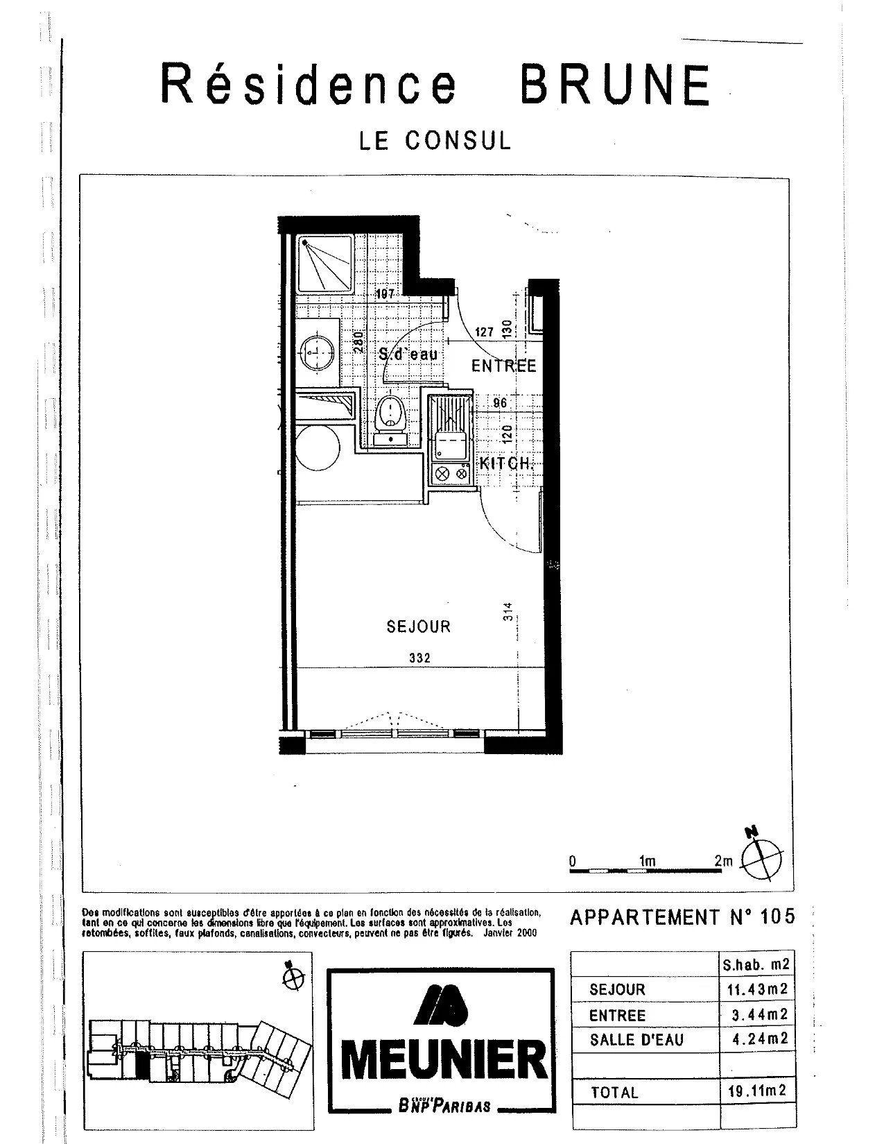 Appartement Paris 14ème 19.11 m² 1 pièce Appartement Paris 14ème 19.11 m² 86386785 6