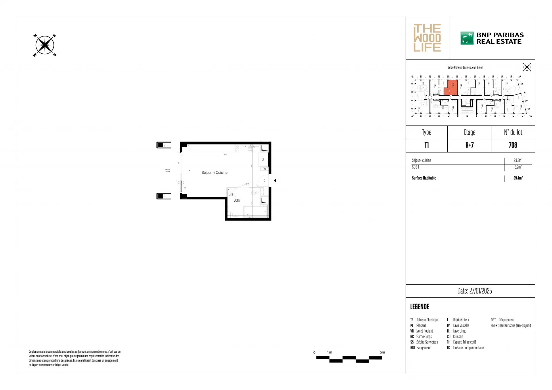 Appartement Paris 13ème 29.40 m² 1 pièce Appartement Paris 13ème 29.40 m² 85941983 5