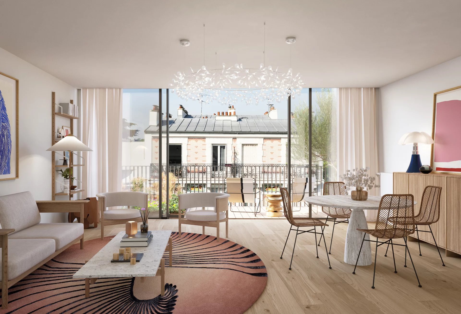 Appartement Paris 20ème 99.46 m² 4 pièces Appartement Paris 20ème 99.46 m² 86640987 3