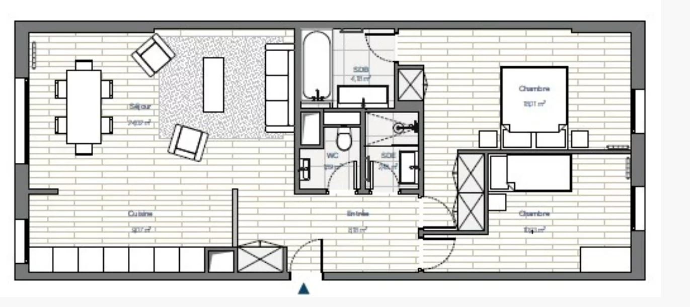Appartement Paris 15ème 77.54 m² 3 pièces Appartement Paris 15ème 77.54 m² 8182163 9