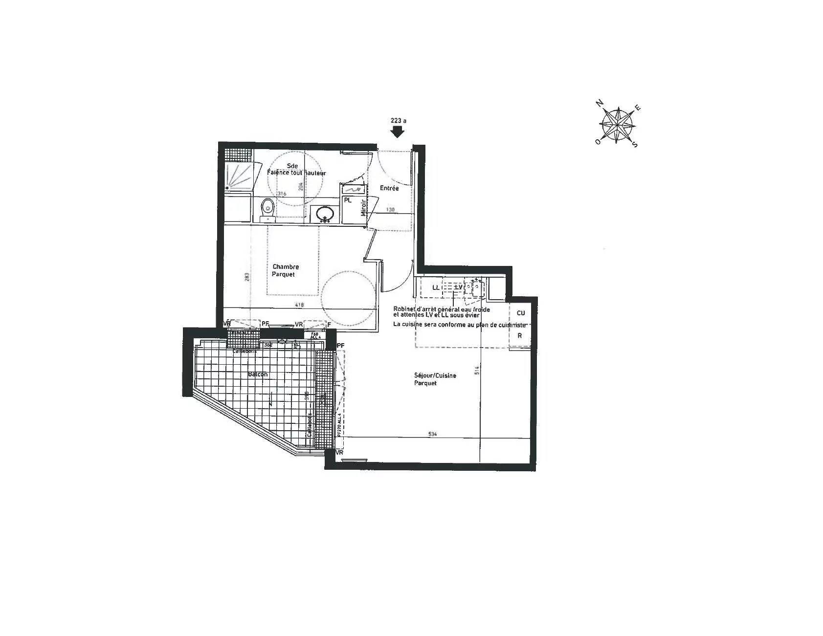 Appartement Franconville 47.38 m² 2 pièces Appartement Franconville 47.38 m² 87008301 10