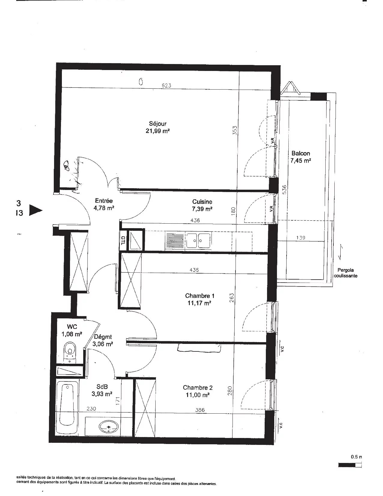 Appartement Boulogne-Billancourt 64.11 m² 3 pièces Appartement Boulogne-Billancourt 64.11 m² 86426933 10