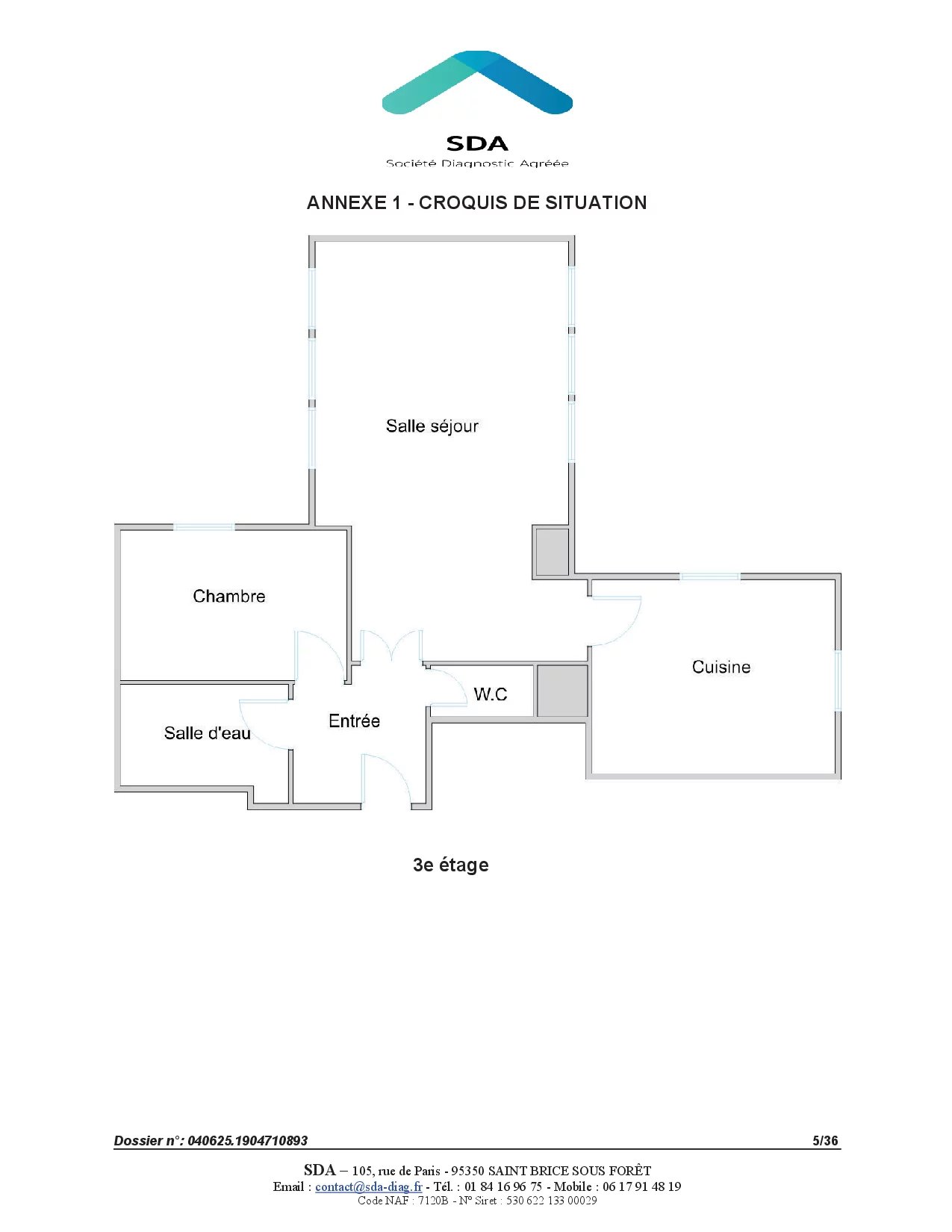 Appartement Issy-les-Moulineaux 64.50 m² 3 pièces Appartement Issy-les-Moulineaux 64.50 m² 86110473 4