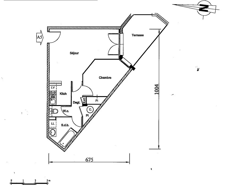 Appartement Toulouse 44.41 m² 2 pièces Appartement Toulouse 44.41 m² 7547997 2