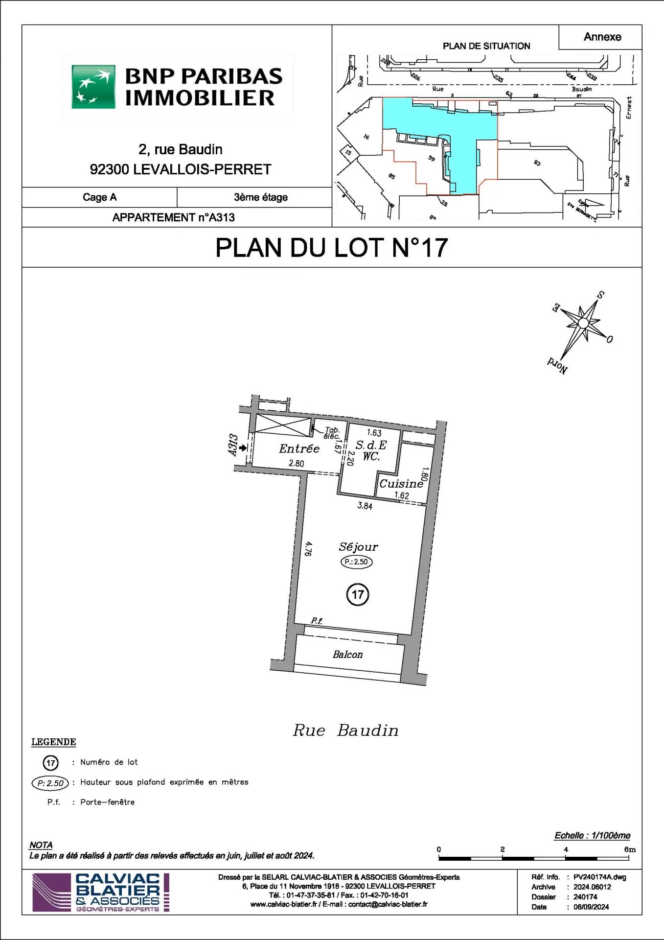 Appartement Levallois-Perret 26.40 m² 1 pièce Appartement Levallois-Perret 26.40 m² 87107045 8