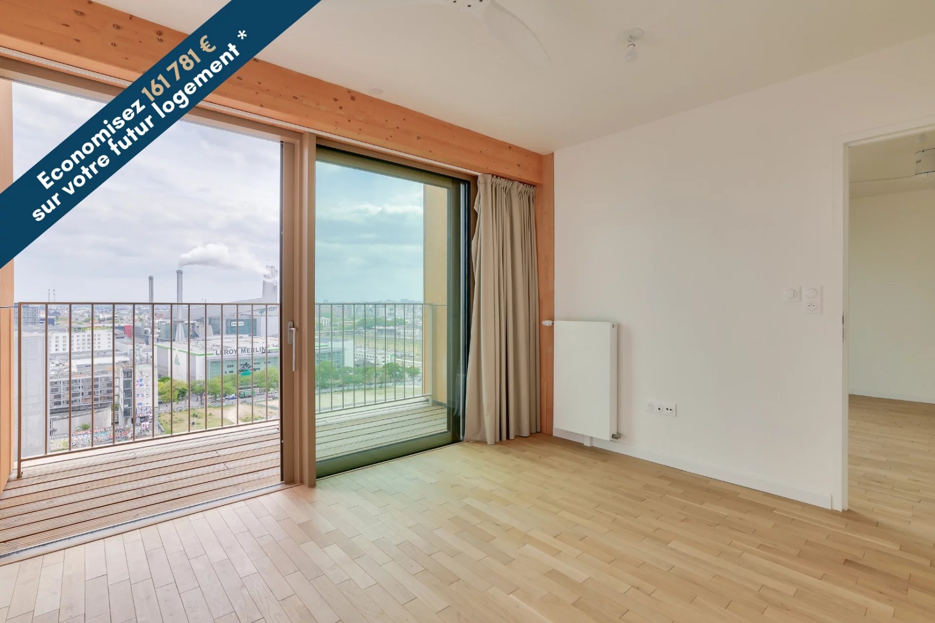 Appartement Paris 13ème 60.60 m² 3 pièces Appartement Paris 13ème 60.60 m² 86229729 1