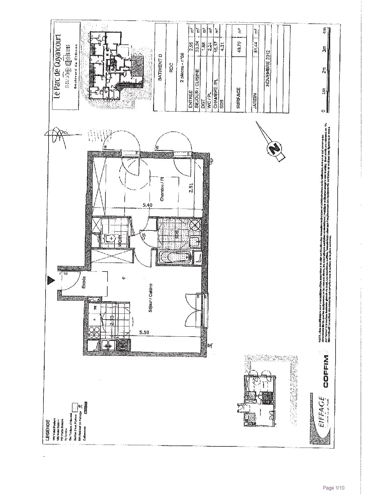Appartement Guyancourt 49.90 m² 2 pièces Appartement Guyancourt 49.90 m² 87356725 8