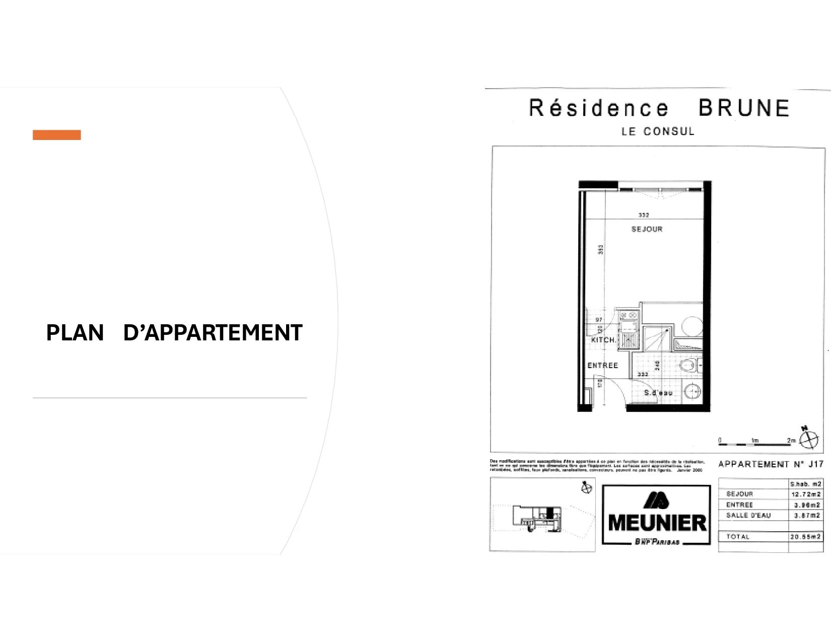 Appartement Paris 14ème 20.55 m² 1 pièce Appartement Paris 14ème 20.55 m² 86352599 7