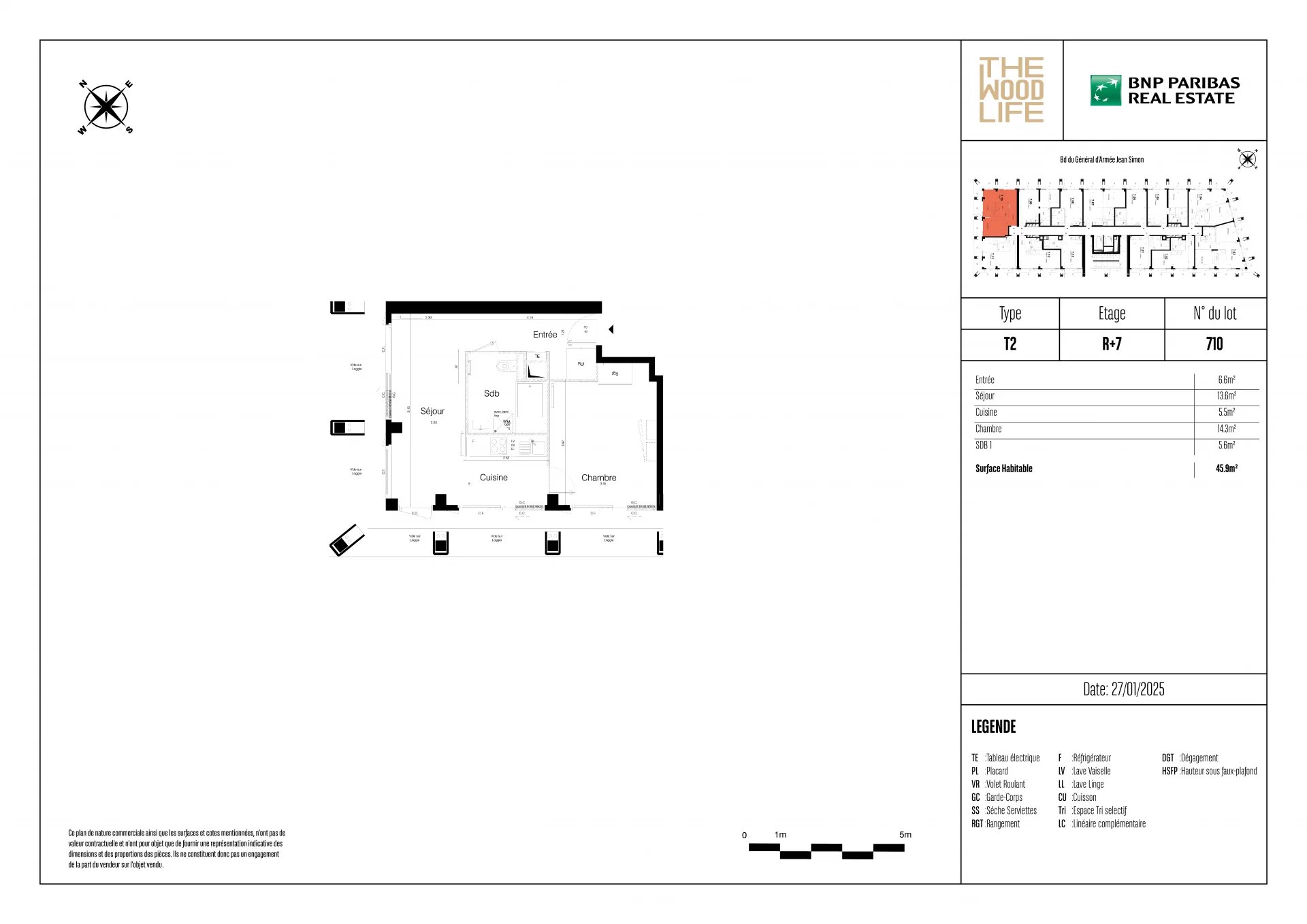 Appartement Paris 13ème 45.90 m² 2 pièces Appartement Paris 13ème 45.90 m² 85863373 8