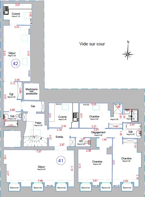 Appartement Paris 8ème 29.70 m² 1 pièce Appartement Paris 8ème 29.70 m² 84086463 3