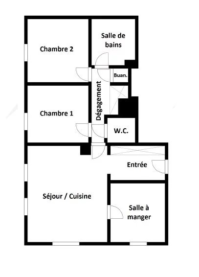 Appartement Paris 15ème 75.47 m² 4 pièces Appartement Paris 15ème 75.47 m² 7545793 8