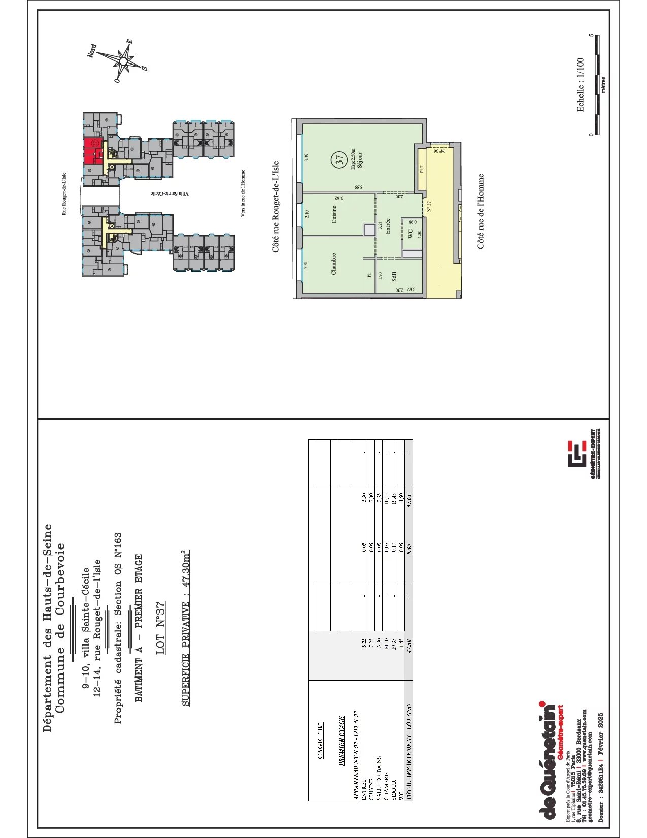 Appartement Courbevoie 47.30 m² 2 pièces Appartement Courbevoie 47.30 m² 86741543 5