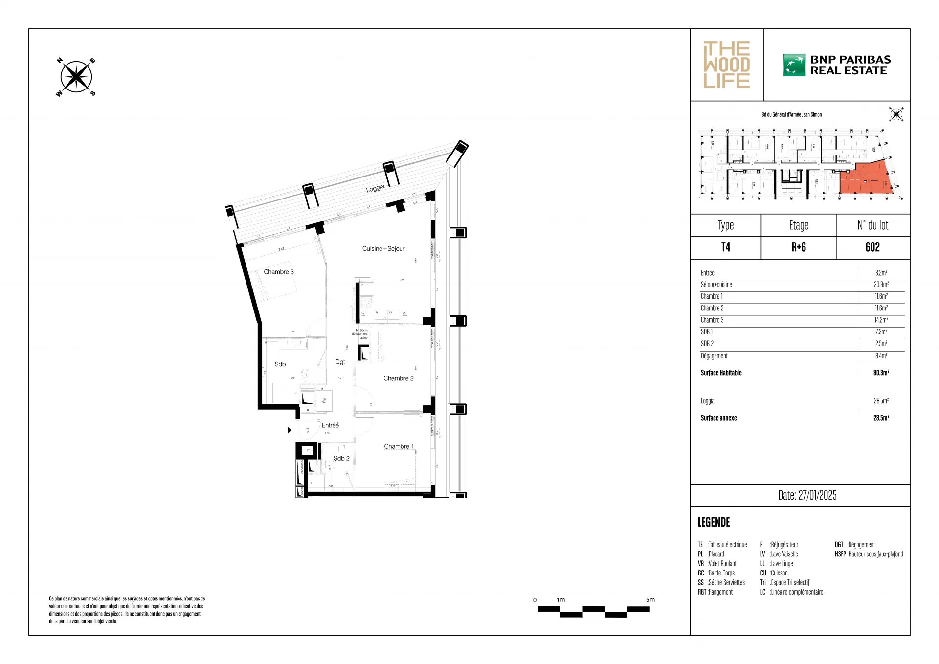 Appartement Paris 13ème 80.30 m² 4 pièces Appartement Paris 13ème 80.30 m² 85347019 10