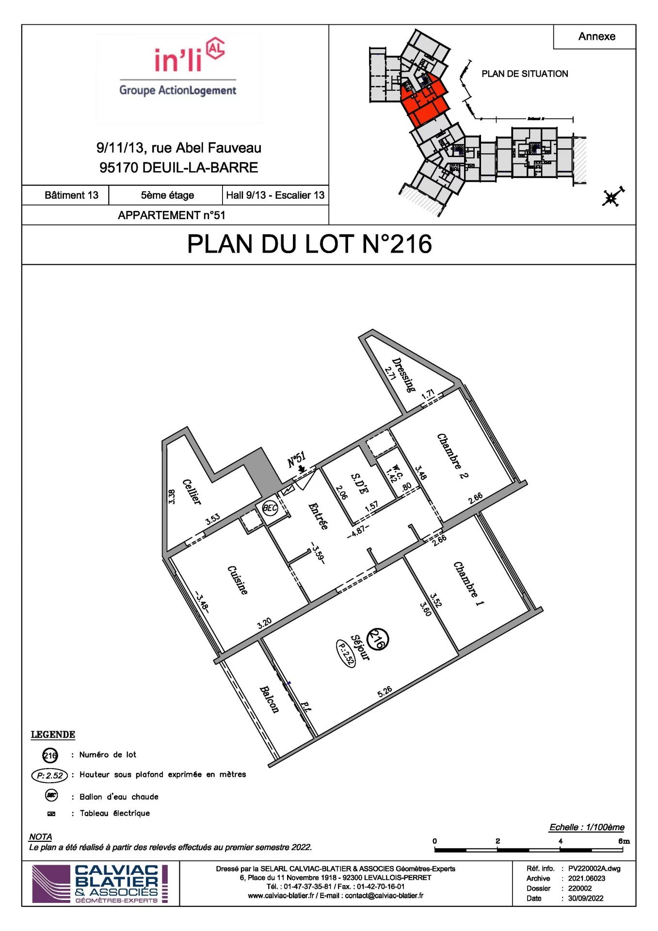 Appartement Deuil-la-Barre 71.80 m² 3 pièces Appartement Deuil-la-Barre 71.80 m² 7547737 9