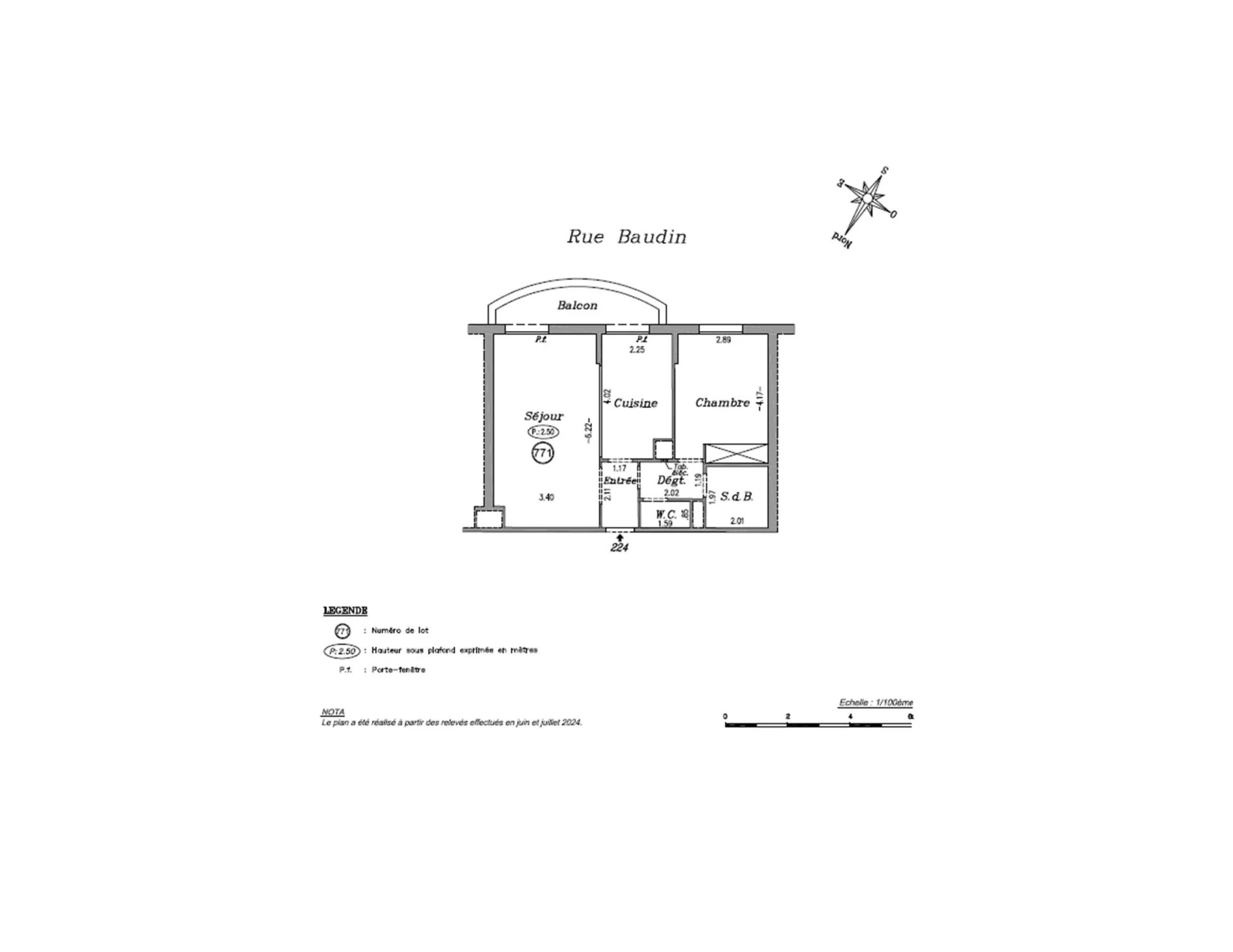 Appartement Levallois-Perret 51.90 m² 2 pièces Appartement Levallois-Perret 51.90 m² 86449382 10
