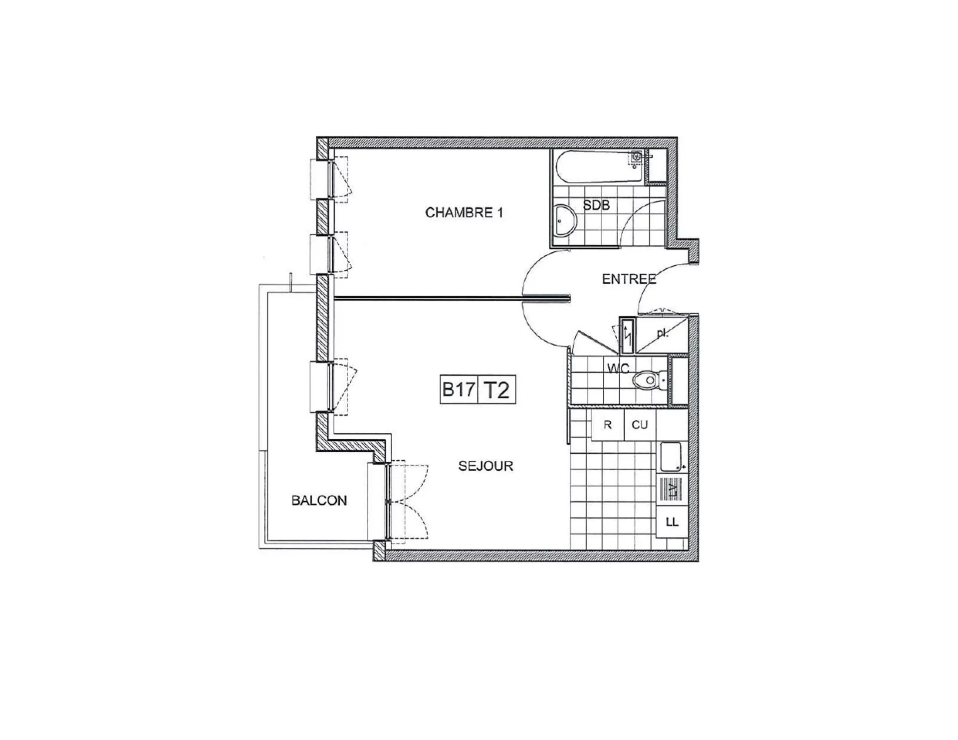 Appartement Herblay-sur-Seine 44.35 m² 2 pièces Appartement Herblay-sur-Seine 44.35 m² 86625544 9